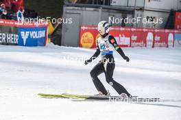 27.02.2022, Hinzenbach, Austria (AUT): Josephine Pagnier (FRA) - FIS world cup ski jumping women, individual HS90, Hinzenbach (AUT). www.nordicfocus.com. © Tumashov/NordicFocus. Every downloaded picture is fee-liable.