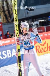 27.02.2022, Hinzenbach, Austria (AUT): Lisa Eder (AUT) - FIS world cup ski jumping women, individual HS90, Hinzenbach (AUT). www.nordicfocus.com. © Tumashov/NordicFocus. Every downloaded picture is fee-liable.