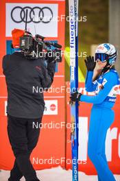 25.02.2022, Hinzenbach, Austria (AUT): Julia Kykkaenen (FIN) - FIS world cup ski jumping women, team HS90, Hinzenbach (AUT). www.nordicfocus.com. © Tumashov/NordicFocus. Every downloaded picture is fee-liable.
