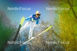 25.02.2022, Hinzenbach, Austria (AUT): Sofia Mattila (FIN) - FIS world cup ski jumping women, team HS90, Hinzenbach (AUT). www.nordicfocus.com. © Tumashov/NordicFocus. Every downloaded picture is fee-liable.