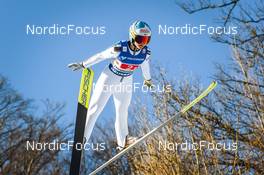 25.02.2022, Hinzenbach, Austria (AUT): Julia Tervahartiala (FIN) - FIS world cup ski jumping women, team HS90, Hinzenbach (AUT). www.nordicfocus.com. © Tumashov/NordicFocus. Every downloaded picture is fee-liable.