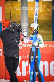 25.02.2022, Hinzenbach, Austria (AUT): Maja Vtic (SLO) - FIS world cup ski jumping women, team HS90, Hinzenbach (AUT). www.nordicfocus.com. © Tumashov/NordicFocus. Every downloaded picture is fee-liable.