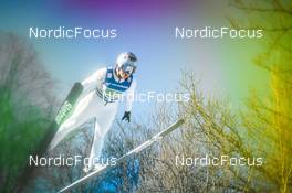 25.02.2022, Hinzenbach, Austria (AUT): Natalie Eilers (CAN) - FIS world cup ski jumping women, team HS90, Hinzenbach (AUT). www.nordicfocus.com. © Tumashov/NordicFocus. Every downloaded picture is fee-liable.