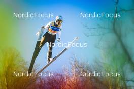 25.02.2022, Hinzenbach, Austria (AUT): Maja Vtic (SLO) - FIS world cup ski jumping women, team HS90, Hinzenbach (AUT). www.nordicfocus.com. © Tumashov/NordicFocus. Every downloaded picture is fee-liable.