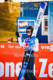 25.02.2022, Hinzenbach, Austria (AUT): Aleksandra Kustova (RUS) - FIS world cup ski jumping women, team HS90, Hinzenbach (AUT). www.nordicfocus.com. © Tumashov/NordicFocus. Every downloaded picture is fee-liable.