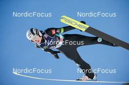05.03.2022, Oslo, Norway (NOR): Josephine Pagnier (FRA) - FIS world cup ski jumping women, individual HS134, Oslo (NOR). www.nordicfocus.com. © Modica/NordicFocus. Every downloaded picture is fee-liable.