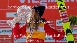 13.03.2022, Oberhof, Germany (GER): Marita Kramer (AUT) - FIS world cup ski jumping women, cups, Oberhof (GER). www.nordicfocus.com. © Koenig/NordicFocus. Every downloaded picture is fee-liable