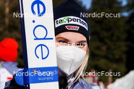 12.03.2022, Oberhof, Germany (GER): Pauline Hessler (GER) - FIS world cup ski jumping women, individual HS100, Oberhof (GER). www.nordicfocus.com. © Heilwagen/NordicFocus. Every downloaded picture is fee-liable