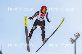 12.03.2022, Oberhof, Germany (GER): Selina Freitag (GER) - FIS world cup ski jumping women, individual HS100, Oberhof (GER). www.nordicfocus.com. © Heilwagen/NordicFocus. Every downloaded picture is fee-liable