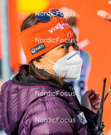 12.03.2022, Oberhof, Germany (GER): Yoshida Chika   (FIS), Race Director - FIS world cup ski jumping women, individual HS100, Oberhof (GER). www.nordicfocus.com. © Koenig/NordicFocus. Every downloaded picture is fee-liable