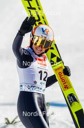 12.03.2022, Oberhof, Germany (GER): Anna Rupprecht (GER) - FIS world cup ski jumping women, individual HS100, Oberhof (GER). www.nordicfocus.com. © Heilwagen/NordicFocus. Every downloaded picture is fee-liable