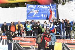 13.03.2022, Oberhof, Germany (GER): Feature: Fans of Nika Kriznar (SLO) - FIS world cup ski jumping women, individual HS100, Oberhof (GER). www.nordicfocus.com. © Koenig/NordicFocus. Every downloaded picture is fee-liable