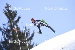 13.03.2022, Oberhof, Germany (GER): Katharina Althaus (GER) - FIS world cup ski jumping women, individual HS100, Oberhof (GER). www.nordicfocus.com. © Koenig/NordicFocus. Every downloaded picture is fee-liable
