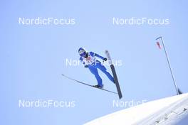 13.03.2022, Oberhof, Germany (GER): Julia Kykkaenen (FIN) - FIS world cup ski jumping women, individual HS100, Oberhof (GER). www.nordicfocus.com. © Koenig/NordicFocus. Every downloaded picture is fee-liable