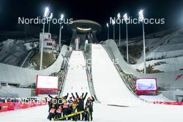 05.02.2022, Beijing, China (CHN): Team Germany - XXIV. Olympic Winter Games Beijing 2022, ski jumping women, individual HS106, Beijing (CHN). www.nordicfocus.com. © Thibaut/NordicFocus. Every downloaded picture is fee-liable.