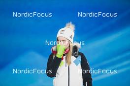 06.02.2022, Beijing, China (CHN): Nika Kriznar (SLO) - XXIV. Olympic Winter Games Beijing 2022, ski jumping women, medals, Beijing (CHN). www.nordicfocus.com. © Modica/NordicFocus. Every downloaded picture is fee-liable.