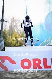 06.11.2022, Wisla, Poland (POL): Delia Anamaria Folea (ROU) - FIS world cup ski jumping women, individual HS134, Wisla (POL). www.nordicfocus.com. © Reichert/NordicFocus. Every downloaded picture is fee-liable.