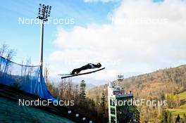 06.11.2022, Wisla, Poland (POL): Abigail Strate (CAN) - FIS world cup ski jumping women, individual HS134, Wisla (POL). www.nordicfocus.com. © Reichert/NordicFocus. Every downloaded picture is fee-liable.
