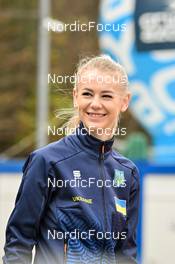 04.11.2022, Wisla, Poland (POL): Tetiana Pylypchuk (UKR) - FIS world cup ski jumping women, training, Wisla (POL). www.nordicfocus.com. © Reichert/NordicFocus. Every downloaded picture is fee-liable.