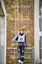 04.11.2022, Wisla, Poland (POL): Pauline Hessler (GER) - FIS world cup ski jumping women, training, Wisla (POL). www.nordicfocus.com. © Reichert/NordicFocus. Every downloaded picture is fee-liable.