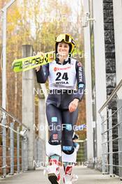 04.11.2022, Wisla, Poland (POL): Anna Rupprecht (GER) - FIS world cup ski jumping women, training, Wisla (POL). www.nordicfocus.com. © Reichert/NordicFocus. Every downloaded picture is fee-liable.