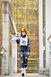04.11.2022, Wisla, Poland (POL): Pauline Hessler (GER) - FIS world cup ski jumping women, training, Wisla (POL). www.nordicfocus.com. © Reichert/NordicFocus. Every downloaded picture is fee-liable.