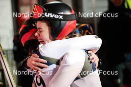 04.12.2022, Lillehammer, Norway (NOR): Silje Opseth (NOR), Anna Odine Stroem (NOR), (l-r)  - FIS world cup ski jumping women, individual HS140, Lillehammer (NOR). www.nordicfocus.com. © Modica/NordicFocus. Every downloaded picture is fee-liable.