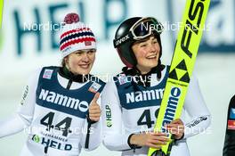 04.12.2022, Lillehammer, Norway (NOR): Anna Odine Stroem (NOR), Silje Opseth (NOR), (l-r)  - FIS world cup ski jumping women, individual HS140, Lillehammer (NOR). www.nordicfocus.com. © Modica/NordicFocus. Every downloaded picture is fee-liable.