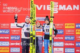 11.12.2022, Titisee-Neustadt, Germany (GER): Silje Opseth (NOR), Katharina Althaus (GER), Ursa Bogataj (SLO), (l-r) - FIS world cup ski jumping women, individual HS142, Titisee-Neustadt (GER). www.nordicfocus.com. © Thibaut/NordicFocus. Every downloaded picture is fee-liable.