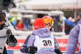 11.12.2022, Titisee-Neustadt, Germany (GER): Selina Freitag (GER), Katharina Althaus (GER), (l-r)  - FIS world cup ski jumping women, individual HS142, Titisee-Neustadt (GER). www.nordicfocus.com. © Thibaut/NordicFocus. Every downloaded picture is fee-liable.