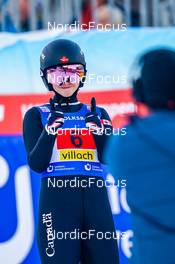 29.12.2022, Villach, Austria (AUT): Alexandria Loutitt (CAN) - FIS world cup ski jumping women, individual HS98, Villach (AUT). www.nordicfocus.com. © Thibaut/NordicFocus. Every downloaded picture is fee-liable.