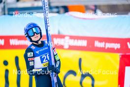 29.12.2022, Villach, Austria (AUT): Julia Clair (FRA) - FIS world cup ski jumping women, individual HS98, Villach (AUT). www.nordicfocus.com. © Thibaut/NordicFocus. Every downloaded picture is fee-liable.