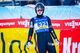 29.12.2022, Villach, Austria (AUT): Anna Odine Stroem (NOR) - FIS world cup ski jumping women, individual HS98, Villach (AUT). www.nordicfocus.com. © Thibaut/NordicFocus. Every downloaded picture is fee-liable.