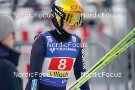 28.12.2022, Villach, Austria (AUT): Anna Rupprecht (GER) - FIS world cup ski jumping women, individual HS98, Villach (AUT). www.nordicfocus.com. © Thibaut/NordicFocus. Every downloaded picture is fee-liable.