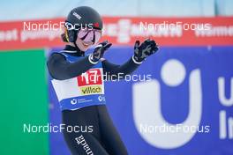 28.12.2022, Villach, Austria (AUT): Alexandria Loutitt (CAN) - FIS world cup ski jumping women, individual HS98, Villach (AUT). www.nordicfocus.com. © Thibaut/NordicFocus. Every downloaded picture is fee-liable.