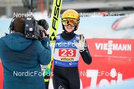28.12.2022, Villach, Austria (AUT): Lara Malsiner (ITA) - FIS world cup ski jumping women, individual HS98, Villach (AUT). www.nordicfocus.com. © Thibaut/NordicFocus. Every downloaded picture is fee-liable.