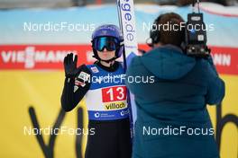 28.12.2022, Villach, Austria (AUT): Julia Clair (FRA) - FIS world cup ski jumping women, individual HS98, Villach (AUT). www.nordicfocus.com. © Thibaut/NordicFocus. Every downloaded picture is fee-liable.