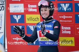 28.12.2022, Villach, Austria (AUT): Alexandria Loutitt (CAN) - FIS world cup ski jumping women, individual HS98, Villach (AUT). www.nordicfocus.com. © Thibaut/NordicFocus. Every downloaded picture is fee-liable.