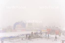 27.12.2022, Villach, Austria (AUT):  Venue in the fog - FIS world cup ski jumping women, training, Villach (AUT). www.nordicfocus.com. © Thibaut/NordicFocus. Every downloaded picture is fee-liable.