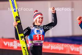 31.12.2022, Ljubno, Slovenia (SLO): Anna Odine Stroem (NOR) - FIS world cup ski jumping women, individual HS94, Ljubno (SLO). www.nordicfocus.com. © Manzoni/NordicFocus. Every downloaded picture is fee-liable.