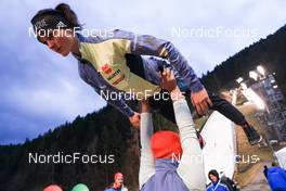 30.12.2022, Ljubno, Slovenia (SLO): Luisa Goerlich (GER) - FIS world cup ski jumping women, training, Ljubno (SLO). www.nordicfocus.com. © Manzoni/NordicFocus. Every downloaded picture is fee-liable.