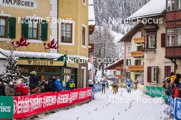 08 01 2022, Pustertal, Italy (ITA): Track atmosphere: finish line Feature - Visma Ski Classics 62km Pustertaler Ski Marathon - Pustertal (ITA). www.nordicfocus.com. © Thibaut/NordicFocus. Every downloaded picture is fee-liable.