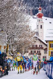 09 01 2022, Pustertal, Italy (ITA): Max Novak (SWE), Stian Berg (NOR), (l-r)  - Visma Ski Classics 32km Prato Piazza Mountain Challenge - Pustertal (ITA). www.nordicfocus.com. © Thibaut/NordicFocus. Every downloaded picture is fee-liable.