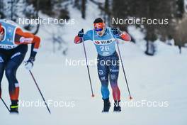 15.01.2022, Val Venosta, Italy (ITA): Antoine Tarantola (FRA) - Visma Ski Classics 10km La Venosta Time Trial - Val Venosta (ITA). www.nordicfocus.com. © Podetti/NordicFocus. Every downloaded picture is fee-liable.