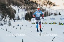 15.01.2022, Val Venosta, Italy (ITA): Thomas Joly (FRA) - Visma Ski Classics 10km La Venosta Time Trial - Val Venosta (ITA). www.nordicfocus.com. © Podetti/NordicFocus. Every downloaded picture is fee-liable.