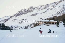 15.01.2022, Val Venosta, Italy (ITA): Haakon Holden (NOR), Evgeniy Belov (RUS), (l-r)  - Visma Ski Classics 10km La Venosta Time Trial - Val Venosta (ITA). www.nordicfocus.com. © Podetti/NordicFocus. Every downloaded picture is fee-liable.