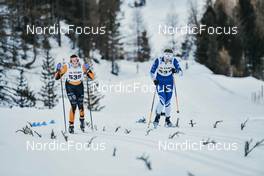 15.01.2022, Val Venosta, Italy (ITA): Elebro Sofie (SWE), Kivikko Noora (FIN), (l-r)  - Visma Ski Classics 10km La Venosta Time Trial - Val Venosta (ITA). www.nordicfocus.com. © Podetti/NordicFocus. Every downloaded picture is fee-liable.