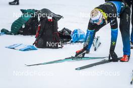 22.01.2022, Zuoz Switzerland (SUI): Sandra Schuetzova (CZE) - Visma Ski Classics La Diagonela, Zuoz (SUI). www.nordicfocus.com. © Tumashov/NordicFocus. Every downloaded picture is fee-liable.