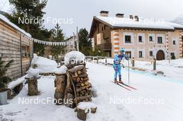 22.01.2022, Zuoz Switzerland (SUI): Frida Erkers (SWE) - Visma Ski Classics La Diagonela, Zuoz (SUI). www.nordicfocus.com. © Tumashov/NordicFocus. Every downloaded picture is fee-liable.