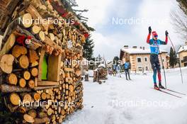 22.01.2022, Zuoz Switzerland (SUI): Bastien Poirrier (FRA) - Visma Ski Classics La Diagonela, Zuoz (SUI). www.nordicfocus.com. © Tumashov/NordicFocus. Every downloaded picture is fee-liable.